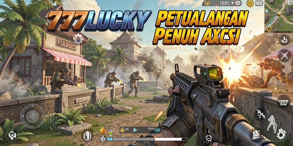 Screenshot utama menampilkan gameplay mendebarkan dari 777LUCKY.