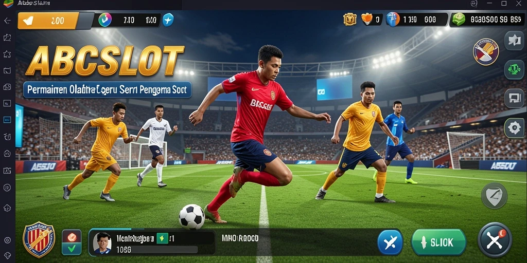 Tangkapan layar gameplay ABCSLOT menampilkan suasana pertandingan yang seru.
