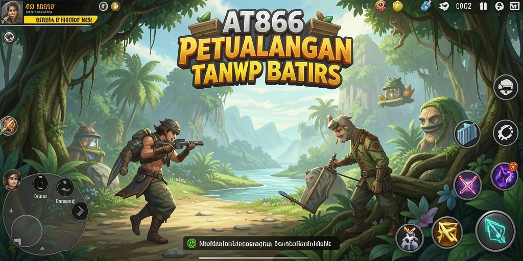 Tampilan gameplay menawan di AT866 saat menjelajahi dunia petualangan.