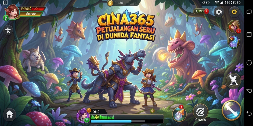 Tampilan gameplay CINA365 yang menegangkan di dunia petualangan.