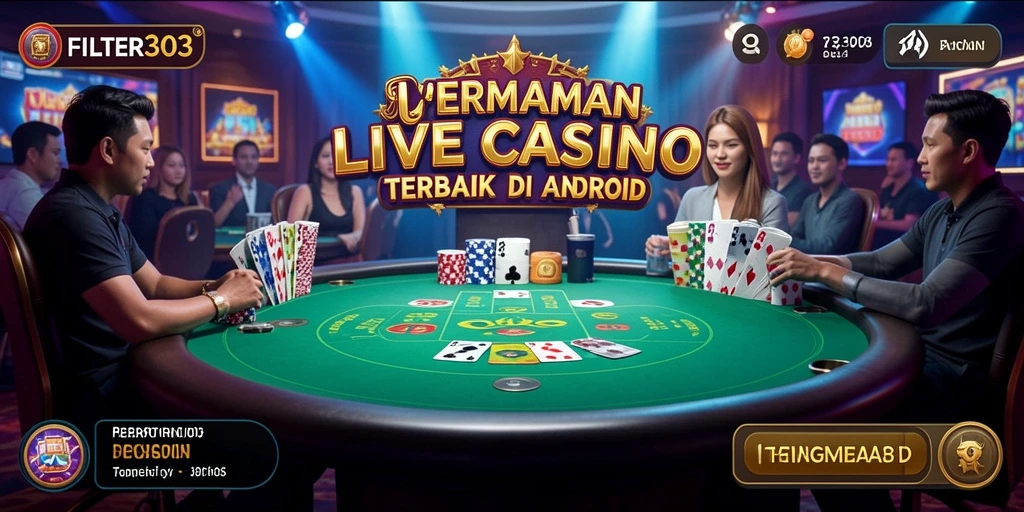 Tangkapan layar gameplay Live Casino yang mendebarkan dari FILTER303.