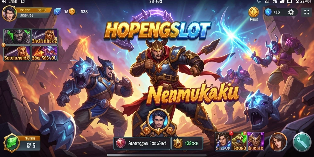 Tampilan gameplay HOPENGSLOT yang intens dan seru.
