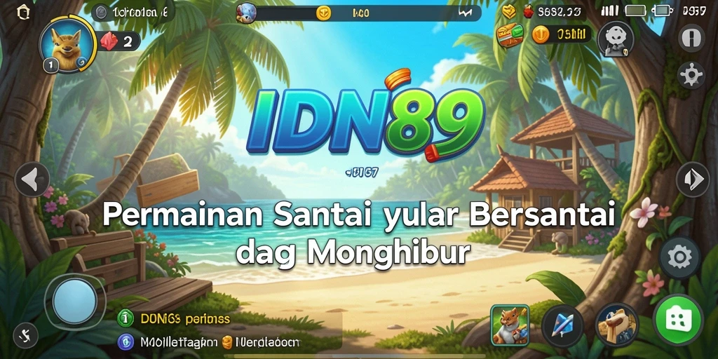 Tampilan seru permainan IDN89 dengan gameplay yang sederhana.