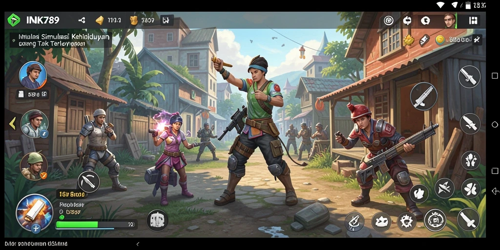 Tangkapan layar gameplay INK789 menunjukkan momen interaktif yang menarik.