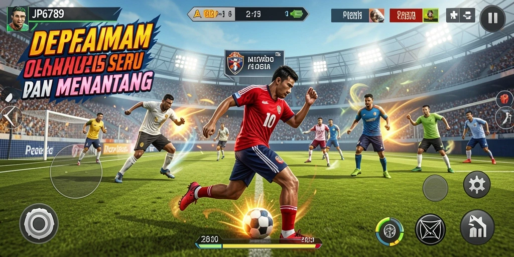 Tampilan gameplay olahraga yang seru dan menantang di JP6789.