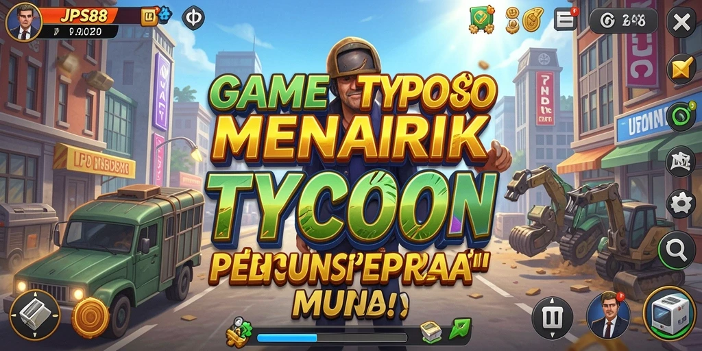 Tampilan gameplay JPS88 yang menampilkan manajemen bisnis yang seru.