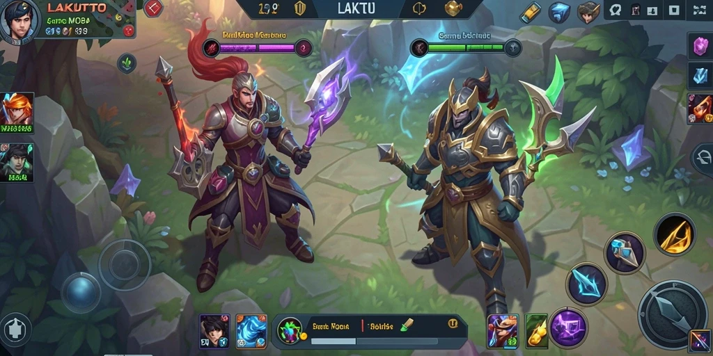 Tampilan menarik dari gameplay MOBA LAKUTOTO yang penuh aksi.
