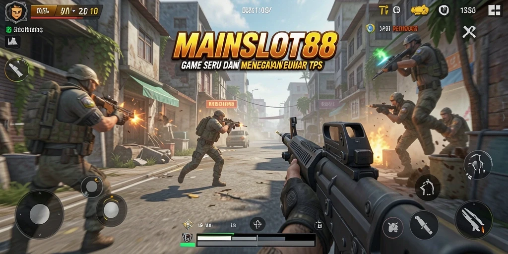 Tampilan gameplay menarik di MAINSLOT88 dengan aksi tembak-menembak seru.