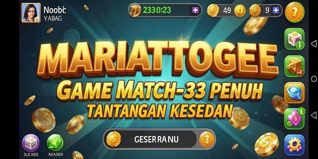 Tampilan gameplay MARIATOGEL yang seru dan penuh warna.