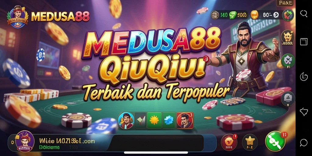 Tampilan menarik dari gameplay QiuQiu MEDUSA88.