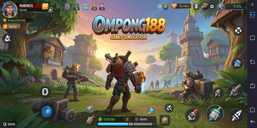 Tampilan gameplay OMPONG188 yang menarik dan interaktif.