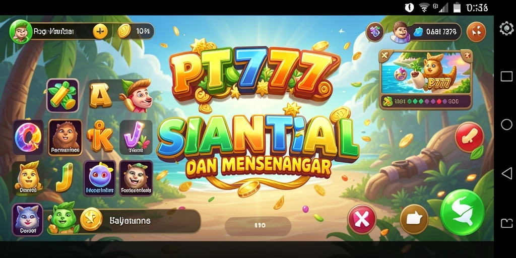 Tampilan gameplay PT777 yang seru dan mengasyikkan.