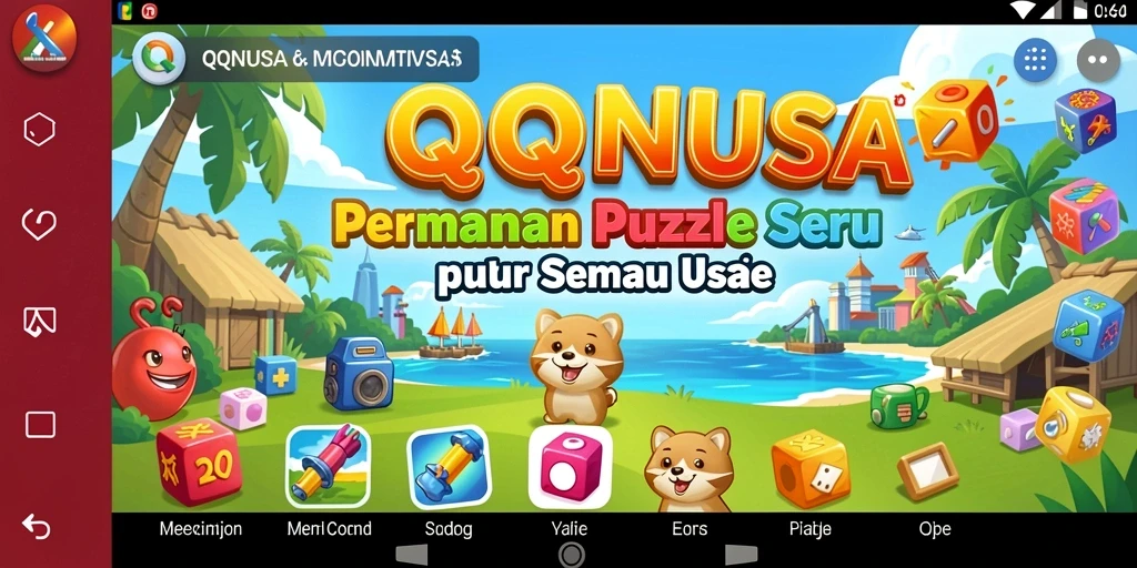 Tampilan gameplay seru di QQNUSA, tantangan puzzle menanti!