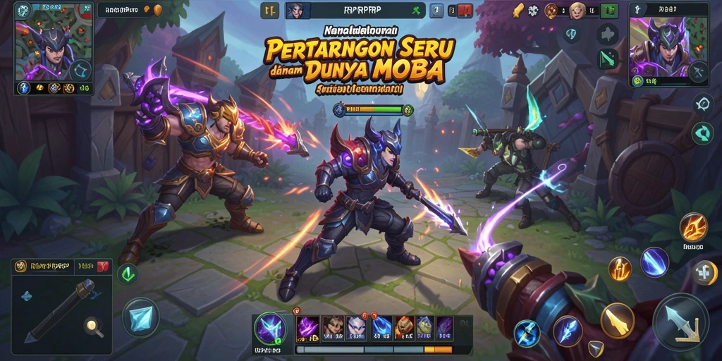 Screenshot gameplay RPRPRP yang penuh aksi dan strategi.