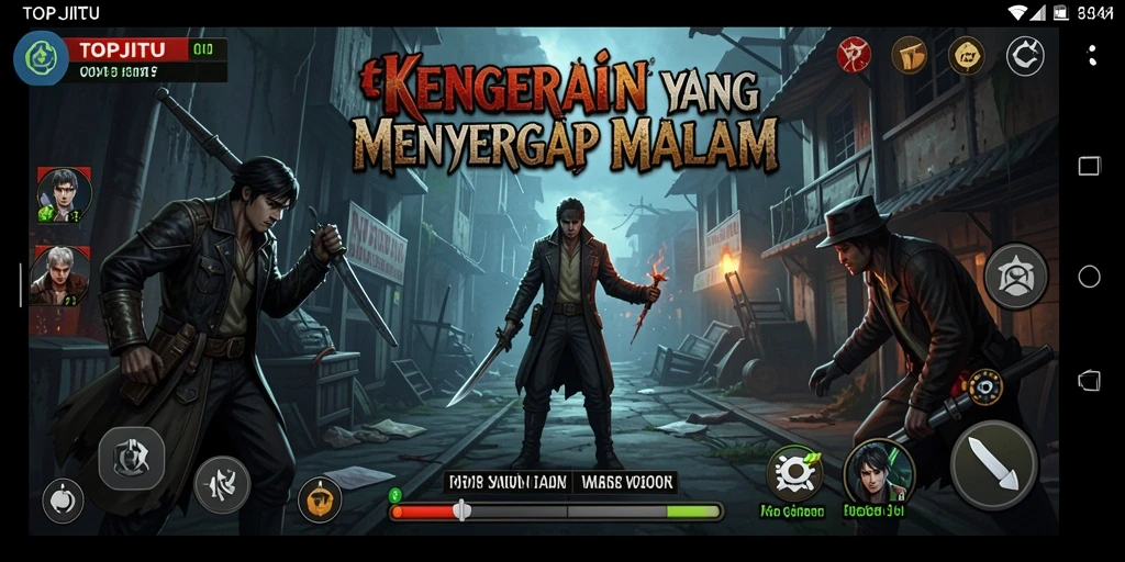 Menampilkan gameplay seram dalam suasana mencekam